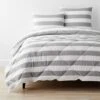 Company Essentials™ Awning Stripe Comforter -Online Bedding Store 11165e awningstripe comforter gray main