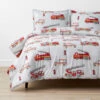 Company Kids™ Firetrucks Organic Cotton Percale Comforter Set -Online Bedding Store 30331p firetrucks comforterset