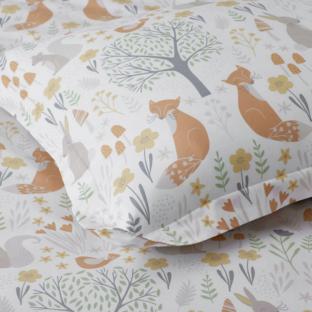 Company Kids™ Forest Animals Organic Cotton Percale Pillowcases 8 Company Kids™ Forest Animals Organic Cotton Percale Pillowcases - Image 6