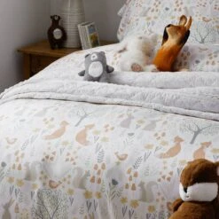 Company Kids™ Forest Animals Organic Cotton Percale Comforter Set -Online Bedding Store 30387 forestanimals j23 lifestyle2 2