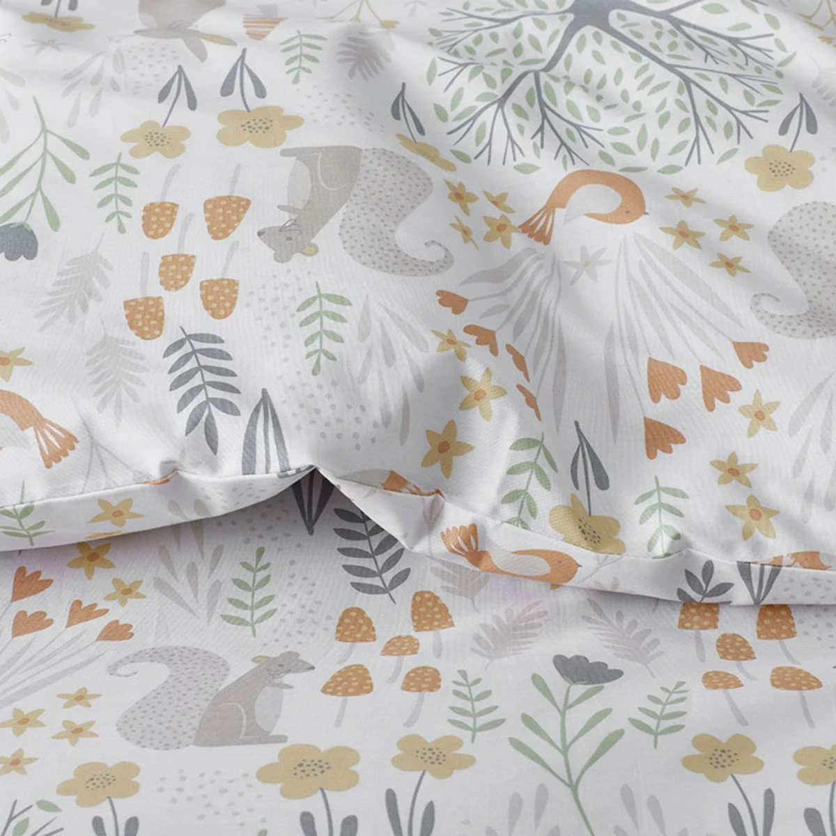 Company Kids™ Forest Animals Organic Cotton Percale Pillowcases 7 Company Kids™ Forest Animals Organic Cotton Percale Pillowcases - Image 5