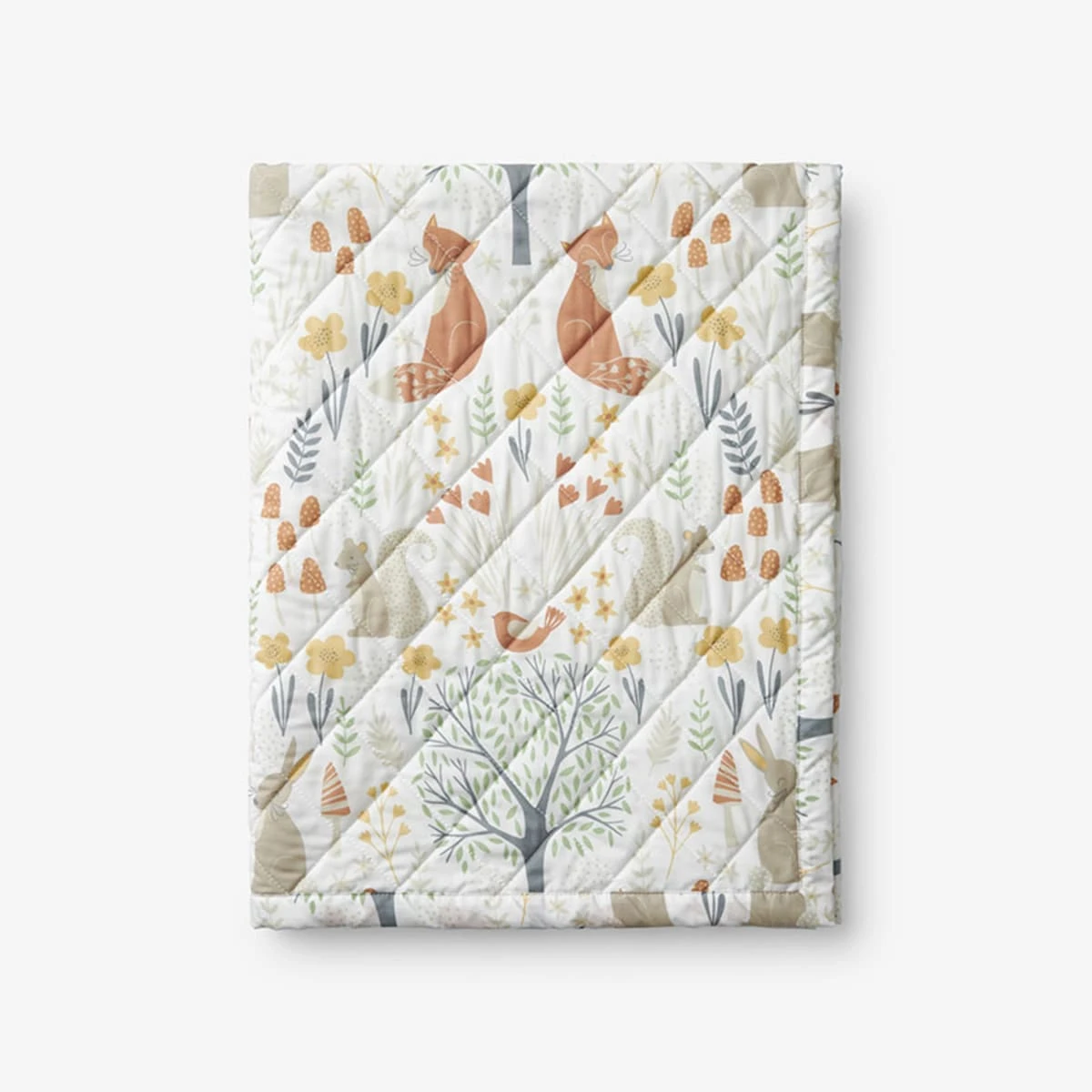 Company Kids™ Forest Animals Organic Cotton Percale Quilted Reversible Sherpa Stroller Blanket 3 Company Kids™ Forest Animals Organic Cotton Percale Quilted Reversible Sherpa Stroller Blanket