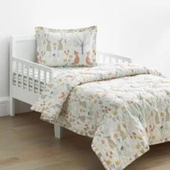 Company Kids™ Forest Animals Organic Cotton Percale Toddler Comforter Set