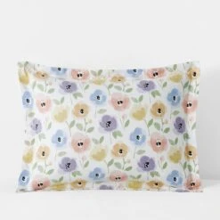 Company Kids™ Pastel Poppies Organic Cotton Percale Sham