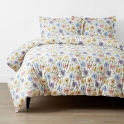 Company Kids™ Pastel Poppies Organic Cotton Percale Comforter Set