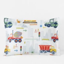 Company Kids™ Construction Trucks Organic Cotton Percale Sham