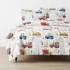 Company Kids™ Construction Trucks Organic Cotton Percale Duvet Cover Set