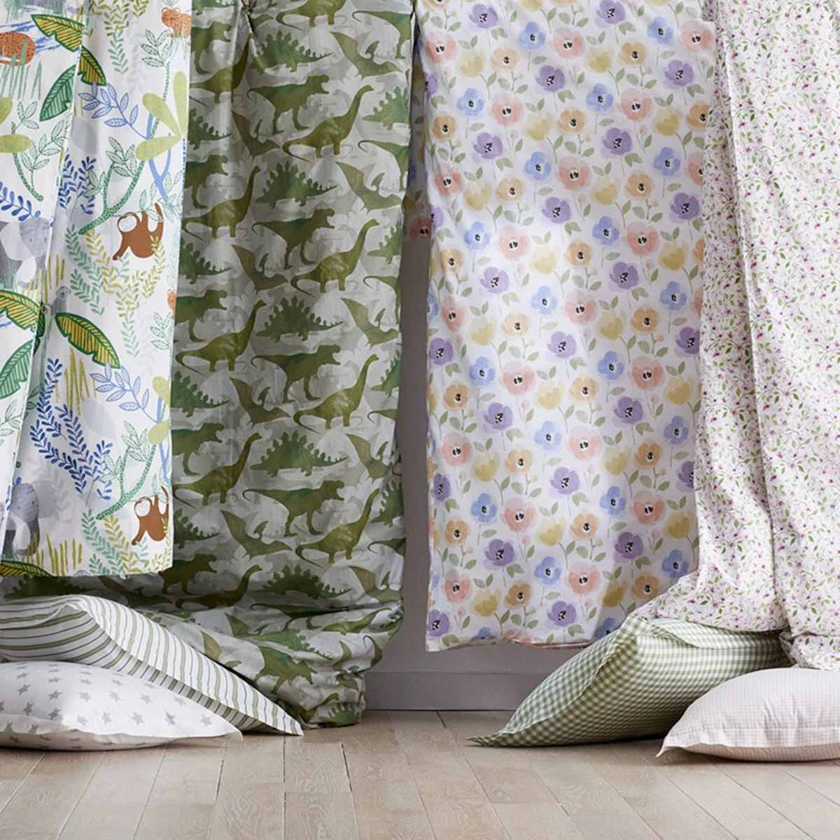 Company Kids™ Dino World Organic Cotton Percale Pillowcases 9 Company Kids™ Dino World Organic Cotton Percale Pillowcases - Image 7