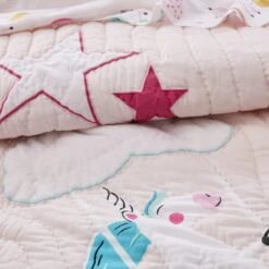 Playful Unicorn Handcrafted Cotton Sham -Online Bedding Store 30539 playfulunicorn alt2