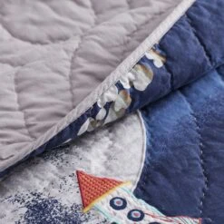 Space Travel Handcrafted Cotton Sham -Online Bedding Store 35038 spacetravel alt3