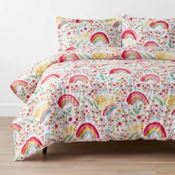 Company Kids™ Rainbow Organic Cotton Percale Comforter Set