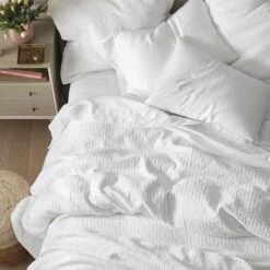 Beekman Cotton Matelassé Sham -Online Bedding Store 50114 beekman white lifestyle add