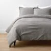 Company Organic Cotton™ Weaver Duvet Cover -Online Bedding Store 50639d weaver gray h20 1