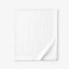 Company Cotton™ Dobby Stripe Wrinkle-Free Sateen Flat Sheet -Online Bedding Store 50680a wfdobby c21 white flat