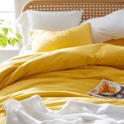 Company Cotton™ Jersey Knit Pillowcases -Online Bedding Store 50703 jersey c21 yellow lifestyle 3