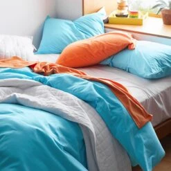 Company Cotton™ Jersey Knit Sham -Online Bedding Store 50703 jersey f21 turquoise lifestyle 2
