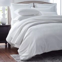 Legends Hotel™ Wrinkle-Free Cotton Sateen Quilted Coverlet -Online Bedding Store 50735 wfquilt white c21 lifestyle2 1