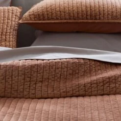 Legends Luxury™ Harmony Velvet Quilted Sham -Online Bedding Store 50856q harmony bronze h21 closeup2