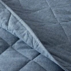 Legends Hotel™ Bromley Velvet Coverlet 10 Legends Hotel™ Bromley Velvet Coverlet -Online Bedding Store 50863 bromleycoverlet denim k22 reverse