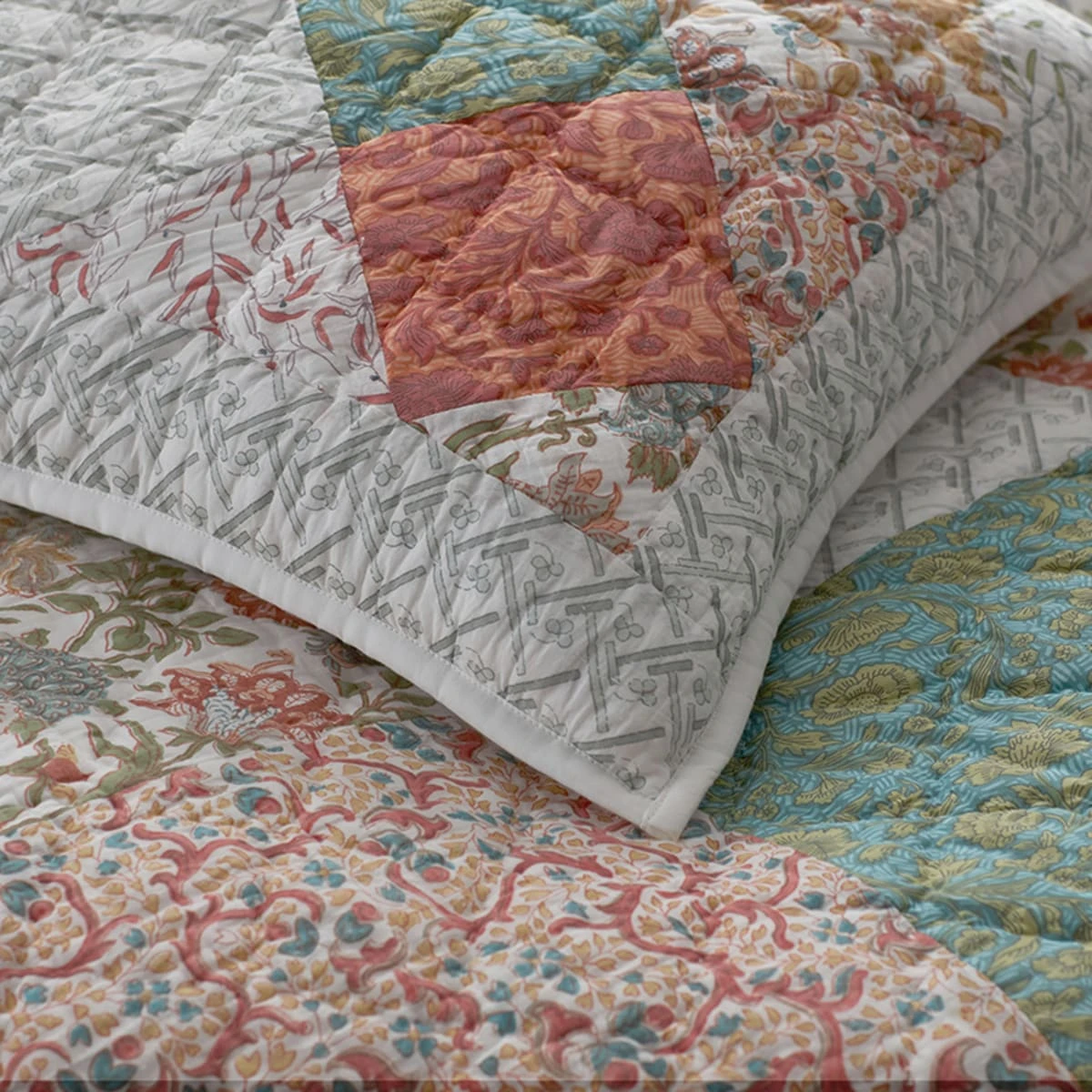 Clara Handcrafted Quilted Sham 7 Clara Handcrafted Quilted Sham - Image 5
