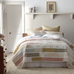 Olivia Floral Handcrafted Quilted Sham 12 Olivia Floral Handcrafted Quilted Sham -Online Bedding Store 50913 oliviafloral e22 lifestyle1