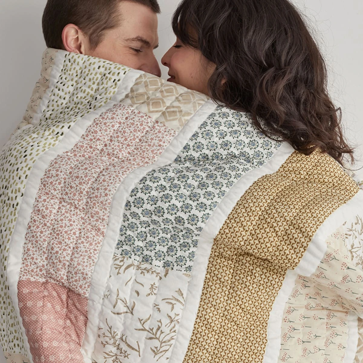 Olivia Floral Handcrafted Quilted Sham 7 Olivia Floral Handcrafted Quilted Sham - Image 5