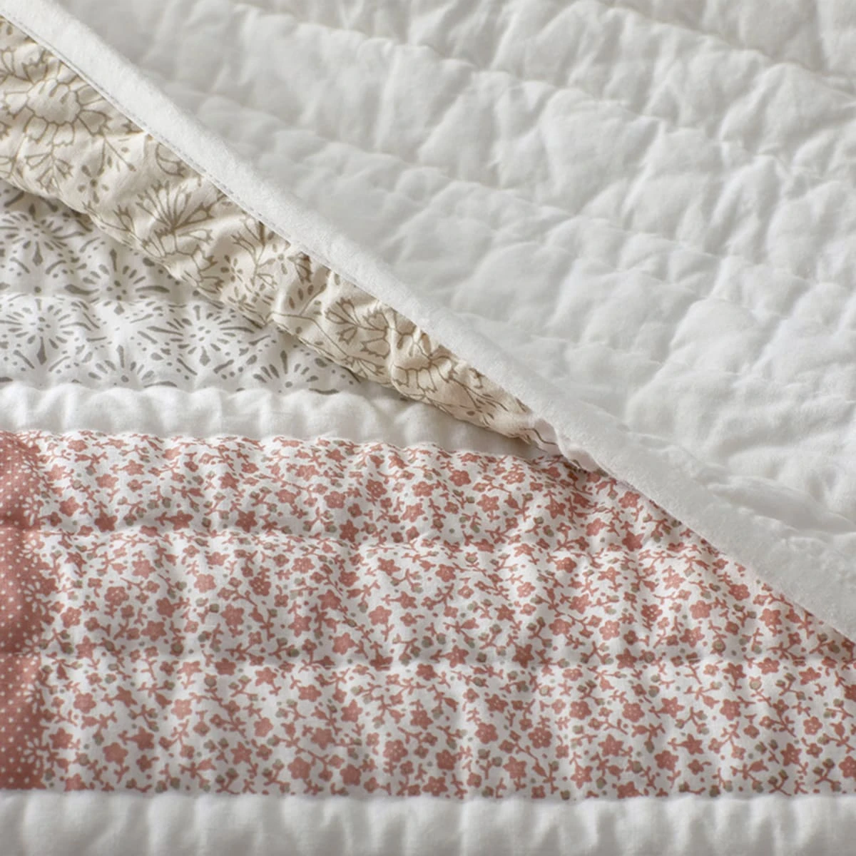 Olivia Floral Handcrafted Quilted Sham 8 Olivia Floral Handcrafted Quilted Sham - Image 6