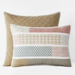 Olivia Floral Handcrafted Quilted Sham