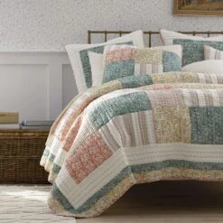 Natalie Handcrafted Patchwork Quilted Sham -Online Bedding Store 51049 natalie a23 lifestyle3