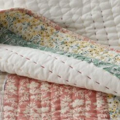 Natalie Handcrafted Patchwork Quilted Sham -Online Bedding Store 51049 natalie a23 reverse