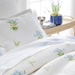 Cecilia Floral Cotton Matelasse Sham -Online Bedding Store 51051 cecelia f23 lifestyle2