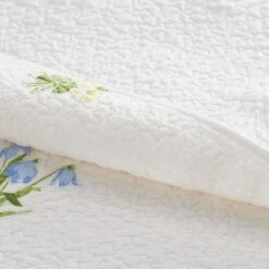 Cecilia Floral Cotton Matelasse Sham -Online Bedding Store 51051 cecelia f23 reverse