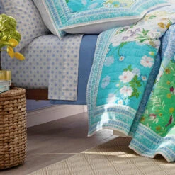 Sunshine Handcrafted Patchwork Quilted Sham -Online Bedding Store 51064 quilt sunshine c23 lifestyle3