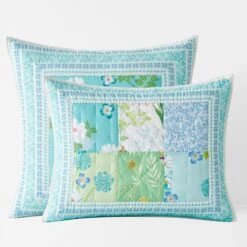 Sunshine Handcrafted Patchwork Quilted Sham