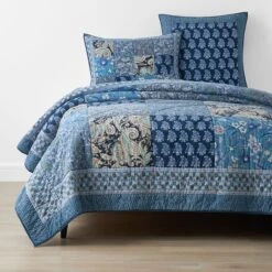 Sanganer Floral Patchwork Quilt