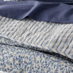 Jenny Floral Stripe Reversible Quilt 16 Jenny Floral Stripe Reversible Quilt -Online Bedding Store 51140 jennyfloral j23 reverse 1