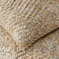 Kristina Floral Stripe Reversible Quilt -Online Bedding Store 51144 kristinafloral j23 closeup1 1