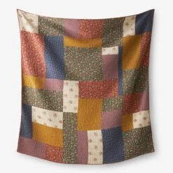 Autumn Floral Quilt -Online Bedding Store 51152q autumnfloral hanging