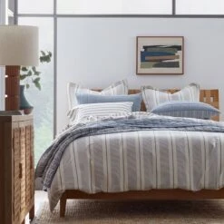 Morgan Reversible Quilted Coverlet -Online Bedding Store 51157 morgan denim blue h23 lifestyle3