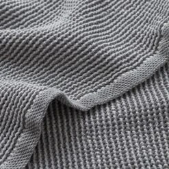 Legends Luxury™ Ellington Cotton Blanket -Online Bedding Store 85037 ellington blanket gray closeup