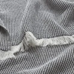 Legends Luxury™ Ellington Cotton Throw -Online Bedding Store 85037 ellington throw gray closeup