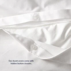Company Organic Cotton™ Weaver Duvet Cover -Online Bedding Store button closure2 4