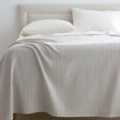 Legends Luxury™ Egyptian Cotton Blanket -Online Bedding Store kn82 blanket egyptiancotton sterlinggray lifestyle add