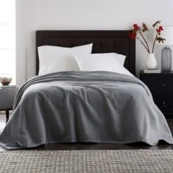 Cotton Fleece Blanket -Online Bedding Store ko18 fleece k18 grayflannel web 11