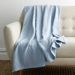 Cotton And Rayon Made From Bamboo Blanket -Online Bedding Store ko67 bamboo throw web 1
